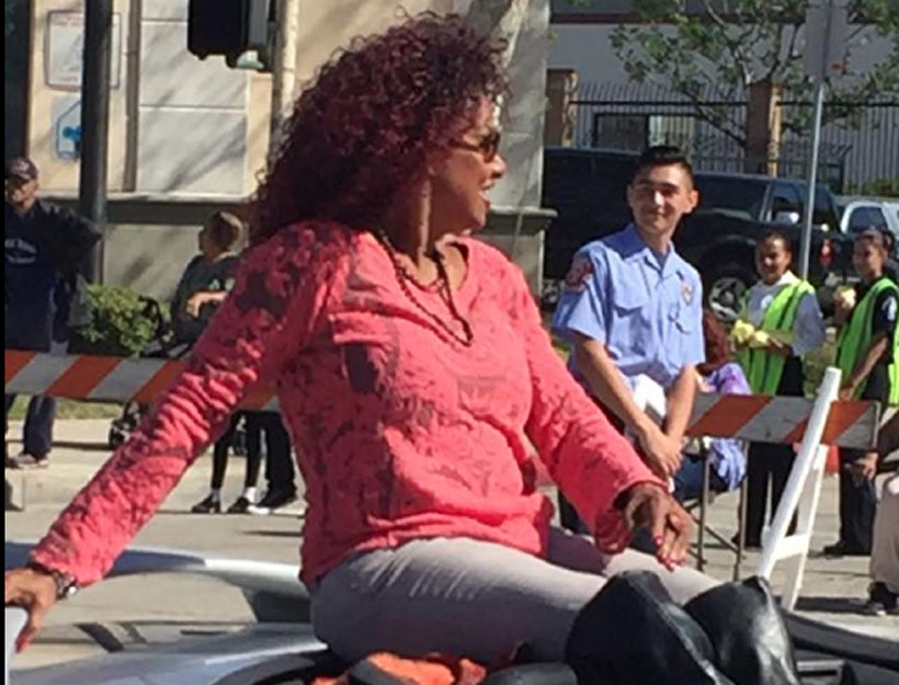 Linda "Peaches" Tavani Celebrity Grand Marshall for Pasadena Black History Month Parade!